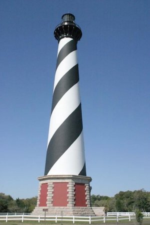 Cape Hatteras lighthouse. By Henryhartley, CC BY-SA 3.0