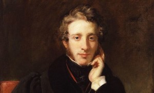 Edward Bulwer-Lytton, no doubt painted on a dark and stormy night