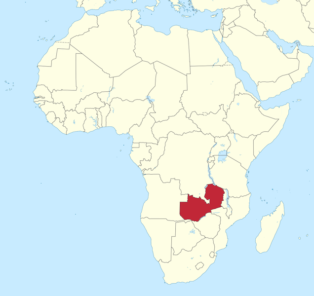 Zambia in Africa