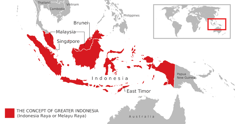 Greater Indonesia. By Gunawan Kartapranata - Own work, CC BY-SA 3.0, https://commons.wikimedia.org/w/index.php?curid=16840665